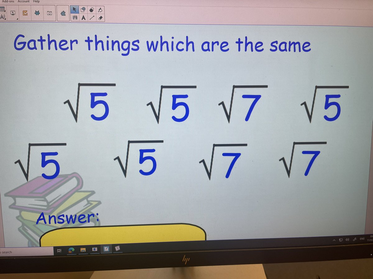 S1 are learning to gather like terms #mathsisfun .<a href="/Lourdes/">Lulu</a>