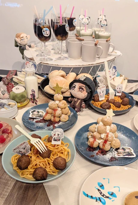 たんよカフェお邪魔させていただきました風船を膨らめなかったので大人しくおまめいっぱい作った #0208TYオフ