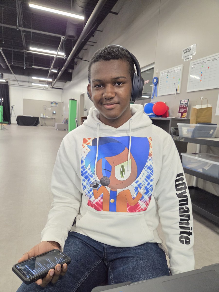 Check out this original hoodie design by AVP student Jordan Ball!