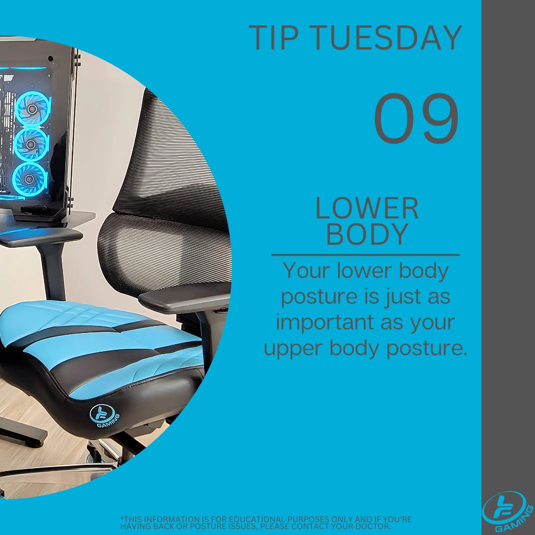 Most people don’t know it, but how you rest your legs and feet on the floor can affect your posture, which is why the height of your chair plays a vital role in your posture.

#ergonomic #pain #lowerbody #posture