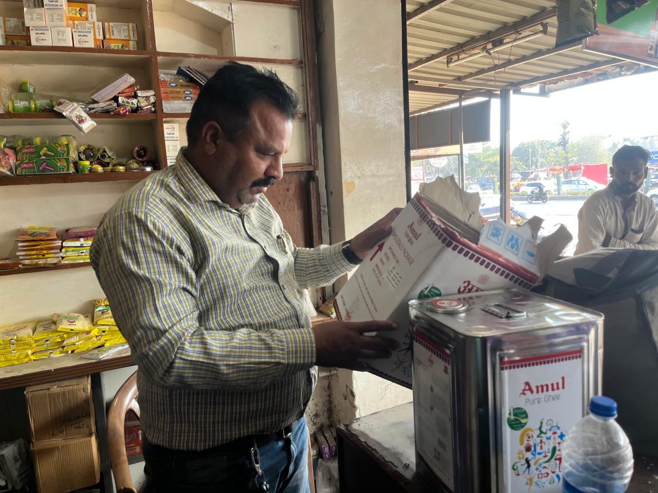 AMC seals shop supplying fake Amul Ghee in Ahmedabad