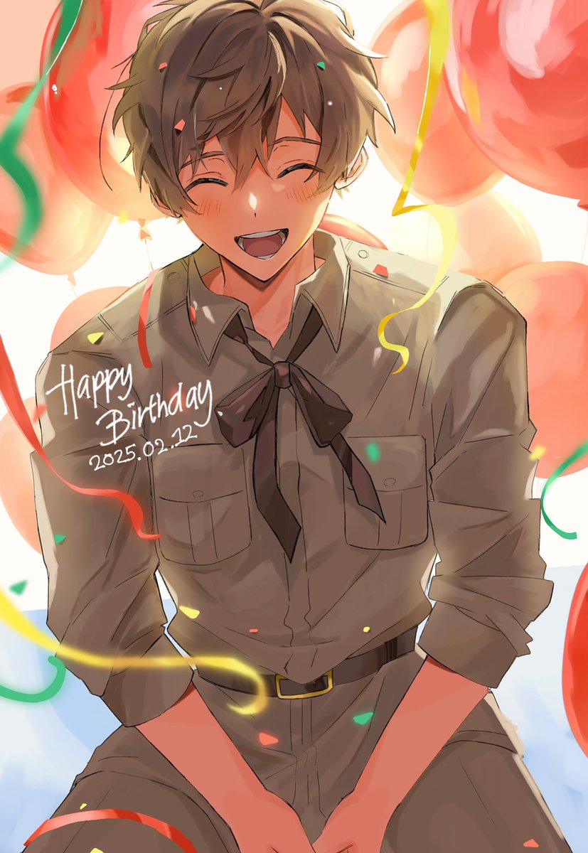 reyoyou_'s tweet photo. おめでとう親分㊗️大好きだ
 #親分生誕祭2025
 #アントーニョ・ヘルナンデス・カリエド生誕祭2025 
 #2月12日は太陽の沈まぬ親分の誕生日 https://t.co/InMrf8ZzVh