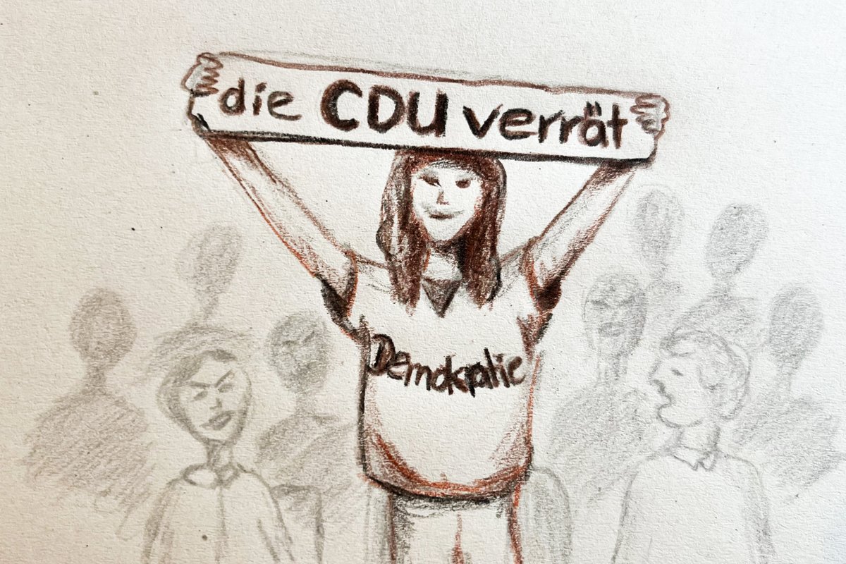 Am 4. Februar 2025 hat Prof. Birgitte Biermann eine #CDU-Wahlkampfveranstaltung von #Merz gestört.

Hier ist ihr Statement zu der Aktion 👇