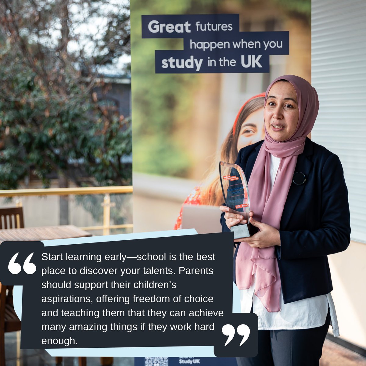 On #InternationalDayofWomenandGirlsinScience we honour Munira Begmuratova, 🇺🇿 winner of the #StudyUKAlumniAward 2025. 
A Senior Software Engineer and Community Leader at Toptal, Munira has made a lasting impact in tech, education, and entrepreneurship.