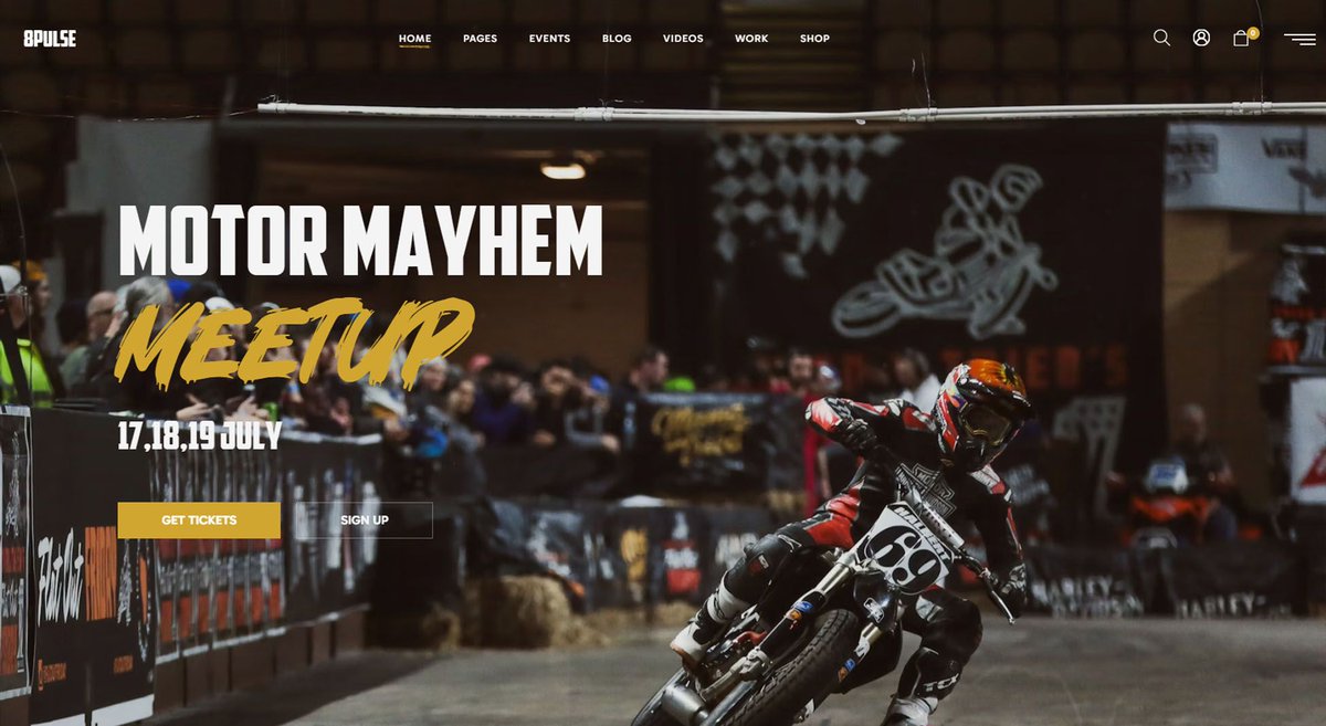 wolf_themes's tweet image. 🏍️ 8Pulse: The motorcycle-themed WordPress solution for enthusiasts and businesses alike. Customize, sell, and connect.
👉 Explore it here: buff.ly/3YAMuYe
#MotorcycleWebsite #8Pulse #WordPressThemes