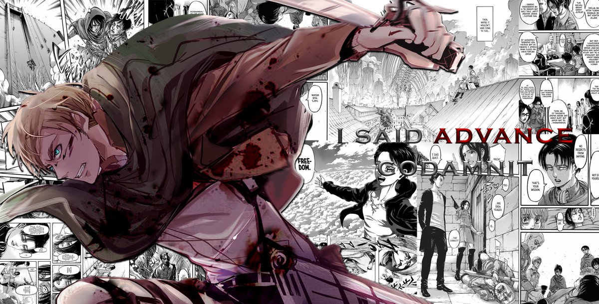 AOT - "Commander Erwin"
Made completely from scratch using the polygon tool and comic strips from the AOT Manga.
