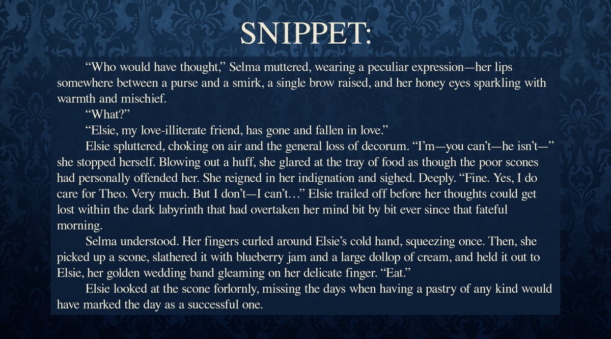Dear #litagent 
Now that my ms is complete, here is my agent's guide to ✨THE PORTRAIT OF THEODORE QUILL✨

Featuring:
🖼️a gallery of paintings that have come alive
🕯️Victorian aesthetic
💔heartbreak
🪷a creepy siren
🐈‍⬛some cats

#questpit #A #F #Q 
#amquerying #agentsguide