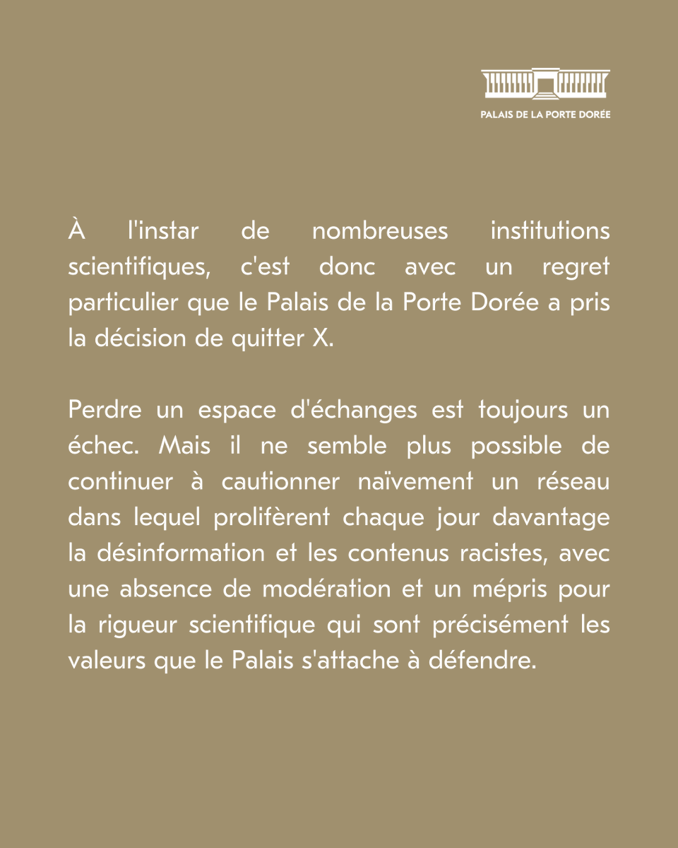 Palais de la Porte Dorée tweet media
