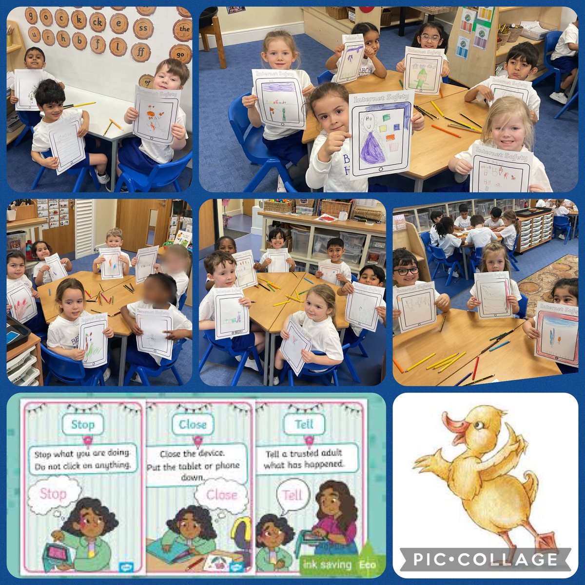 Reception have been learning all about how to stay safe on the internet with Digiduck and his friends this afternoon as part of Safer Internet Day 2025. #SID2025