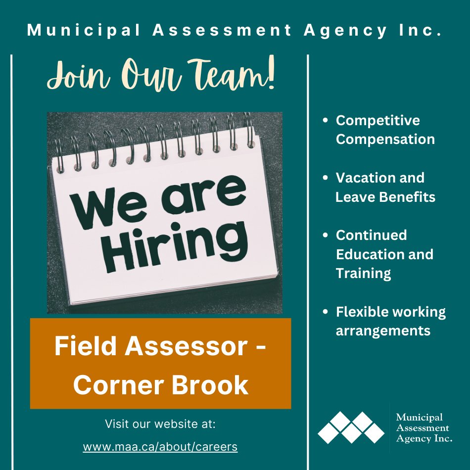 Municipal Assessment Agency (NL) tweet media