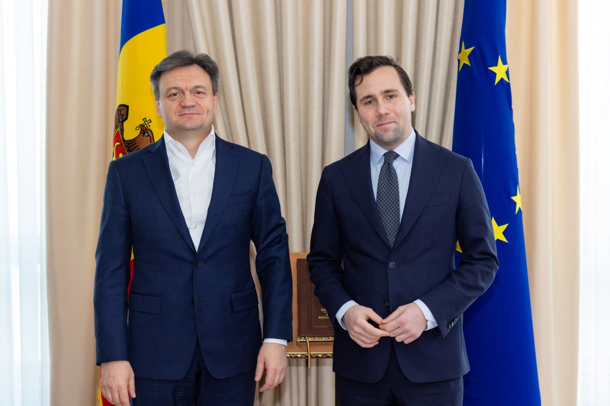 Swedish Ministry for Foreign Affairs (@swemfa) on Twitter photo Minister for International Development Cooperation and Foreign Trade <a href="/BenjaminDousa/">Benjamin Dousa</a> met Moldova’s Prime Minister <a href="/DorinRecean/">Dorin Recean</a> today.
Sweden stands by Moldova’s side. We continue to support Moldova’s energy security, reform efforts and resilience to Russia’s hybrid attacks. Minister for International Development Cooperation and Foreign Trade <a href="/BenjaminDousa/">Benjamin Dousa</a> met Moldova’s Prime Minister <a href="/DorinRecean/">Dorin Recean</a> today.
Sweden stands by Moldova’s side. We continue to support Moldova’s energy security, reform efforts and resilience to Russia’s hybrid attacks.