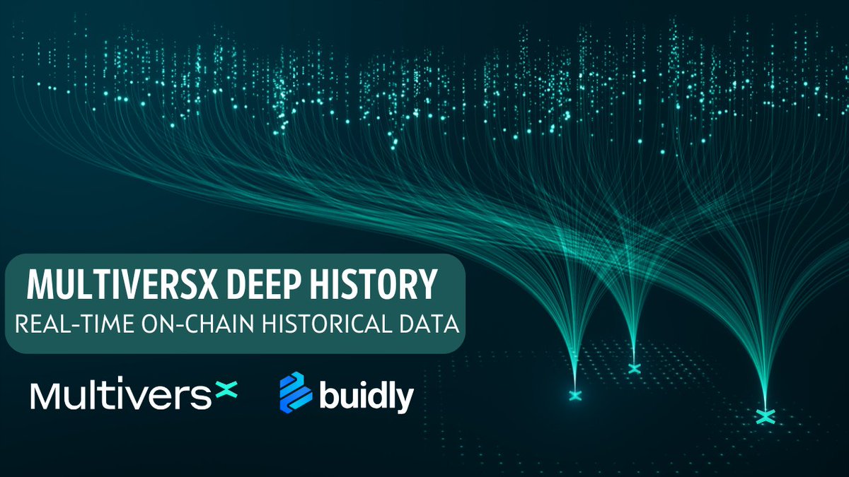buidly_'s tweet photo. Unlock the full History of @MultiversX
- built for builders, powered by precision-
Every blockchain transaction leaves a trail, and retrieving historical data has always been a challenge.
🧵👇