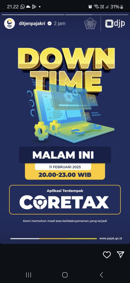 qq_kyfa2's tweet photo. Udah bawa kerjaan ke rumah takut keburu deadline tapi yang didapet kayak gini 😑😑
Balik DJP aja deh gak usah pake coretax ini https://t.co/uv7yKUcwWI