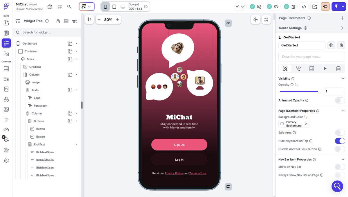 taofeeqdesigns's tweet image. Now building the Frontend UI in @flutterflow 

GM GM 🤝