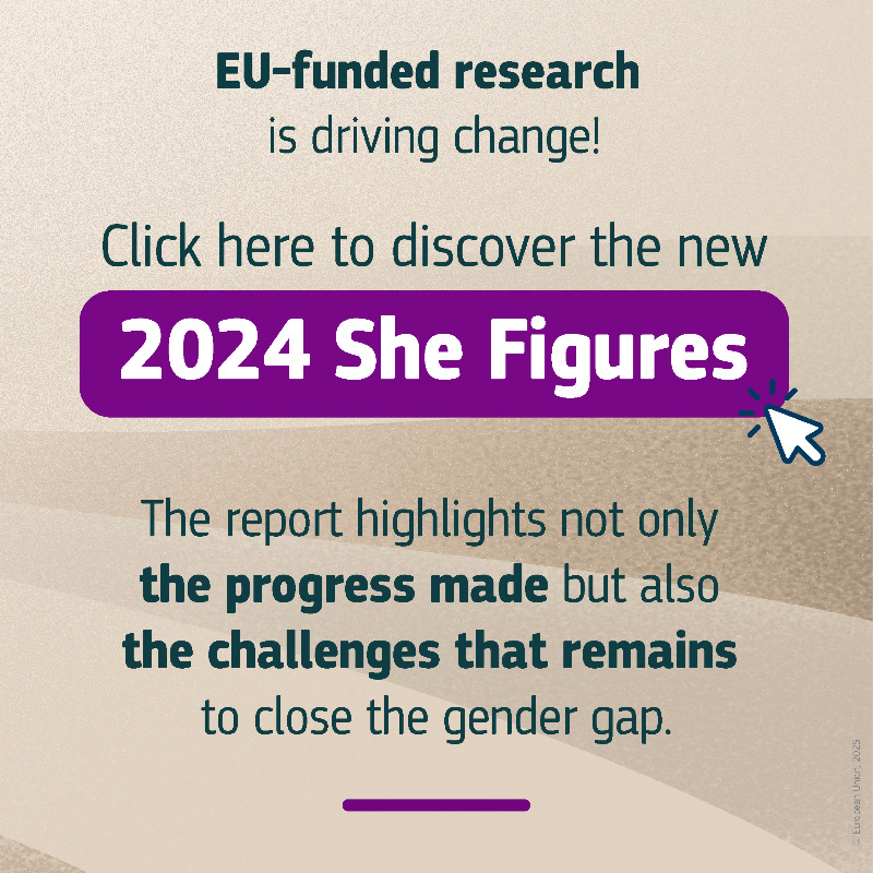 EUatUN's tweet photo. This #WomenInScience Day, the new edition of #SheFigures is fresh off the press!

📊 This benchmark report highlights the ongoing gender gaps in R&amp;I and offers solutions for empowering women to lead in research. 

Discover more and interact with the data on our new webpage 👇