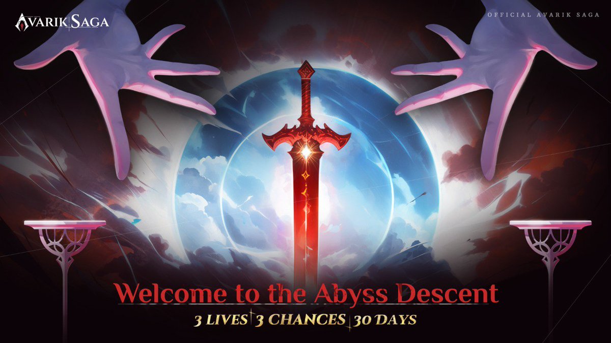 Abyss Descent is the proving ground, and everything you’ve fought for leads here. . .

Pre-Register now: avariksaga.com

⚡Goes live on Feb 17th
⚡An endgame mode like no other
⚡2% of the total token supply up for grabs

Here’s everything you need to know 👇