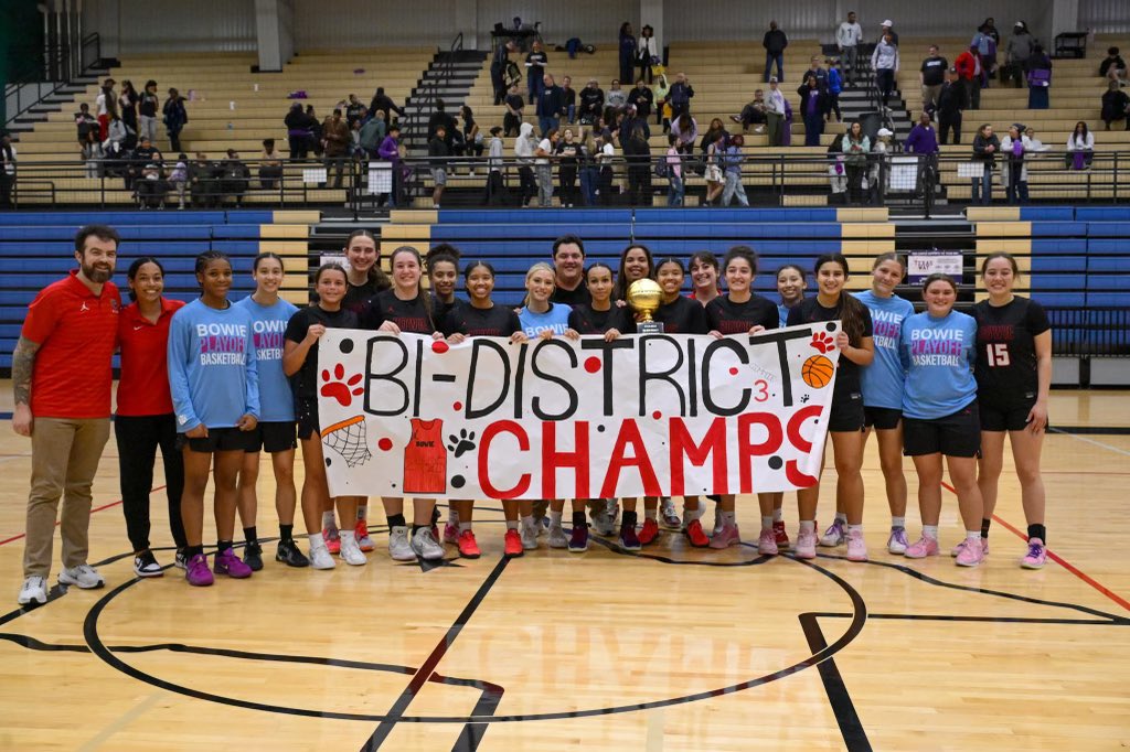 BowieWBB (@wbbbowie) on Twitter photo Woke up this morning… still Bi district champions!! Holding it down for <a href="/AISDAthletics/">Austin ISD Athletics</a> #NextRound #PrideInPerformance 👏👏👏 Woke up this morning… still Bi district champions!! Holding it down for <a href="/AISDAthletics/">Austin ISD Athletics</a> #NextRound #PrideInPerformance 👏👏👏