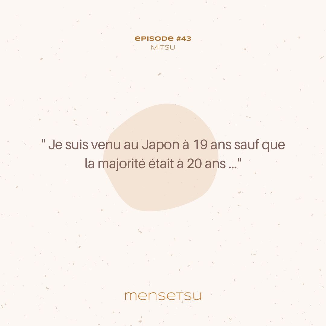 Mensetsu 43 - Mitsu - Raconter le Japon sur YouTube

On accueille <a href="/Mitsugi_MrM/">MITSU 🇯🇵</a> qui nous fait part de son incroyable expérience ! 

open.spotify.com/episode/3PYfFG…

N’hésitez pas à partager et commenter :)

Bonne écoute !
