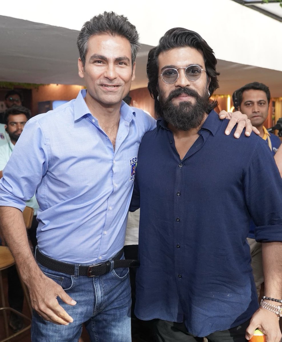 MohammadKaif's tweet image. You meet him and you want to do a Naatu Naatu step. Such a global super star but so down to earth. You made all of us proud. Best wishes for many more hits. #ramcharan