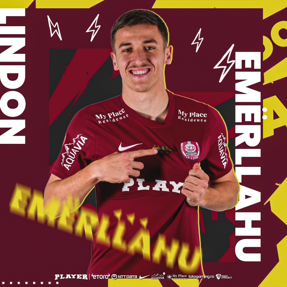kosovarfootball's tweet image. 🇷🇴 Lindon Emerllahu has officially joined CFR #Cluj from #Ballkani. ✍️

Good luck, Lindon! 🇽🇰

#Transfers