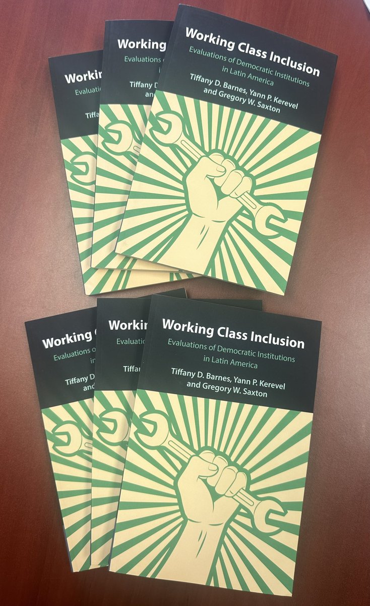 Yann Kerevel (@ykerev) on Twitter photo Paperback edition of Working Class Inclusion with <a href="/tiffanydbarnes/">Tiffany D. Barnes</a> and Gregory Saxton is now available from <a href="/CUP_PoliSci/">Cambridge University Press - Politics</a> Paperback edition of Working Class Inclusion with <a href="/tiffanydbarnes/">Tiffany D. Barnes</a> and Gregory Saxton is now available from <a href="/CUP_PoliSci/">Cambridge University Press - Politics</a>