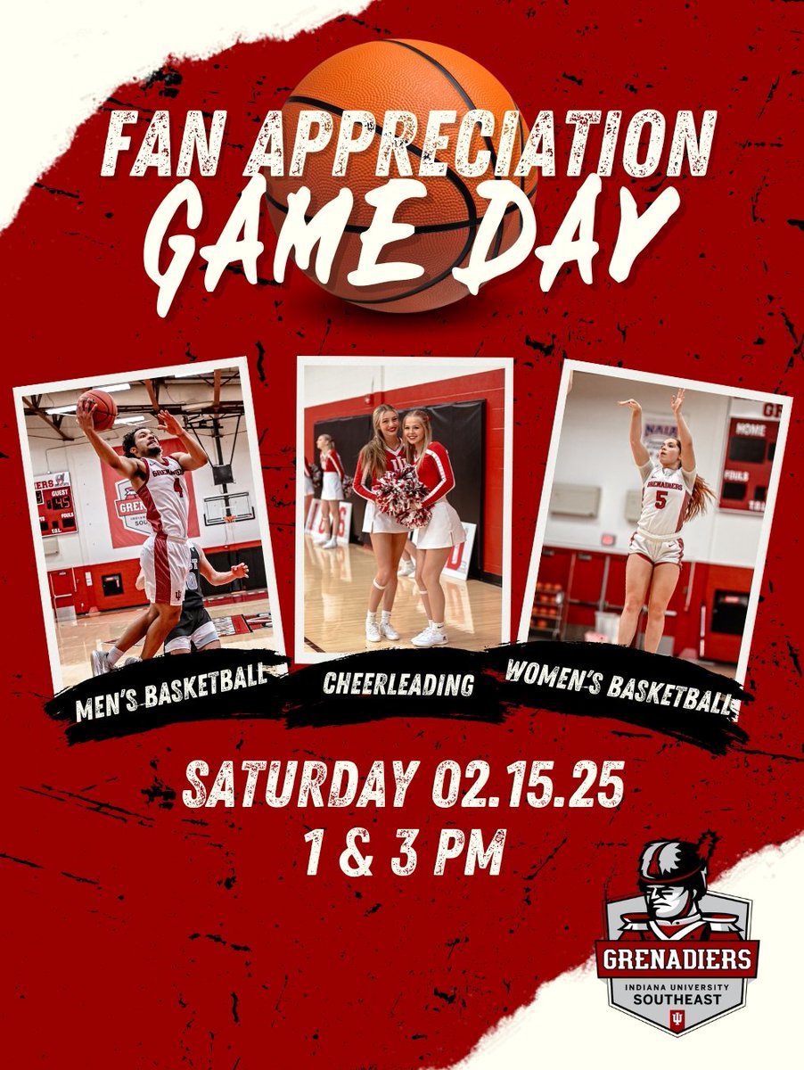 CALLING ALL FANS

This Sat. Feb. 15, we are holding Fan Appreciation Day during our basketball doubleheader vs Oakland City. Admission is free for all fans (first 1200 people, if applicable.) Doors open at 12pm. 

Senior day festivities will also be held prior to each game.