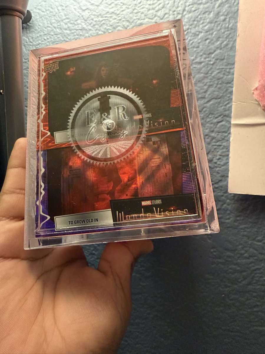 ricksterkempiz's tweet photo. Looking to sell this baddie of mine. If interested let me know. Looking for 280 shipped, PayPal GS. Becket authenticated, 1of1 E&amp;R Custom Case &amp; Upper Deck Foil Rare cards
@DisTrackers @TheeUncleJerry @darthgolbach @funko_sammie @funkofinderz @FunkoPopHunters 
#FunkoPop #funko https://t.co/jvWT8obcw2