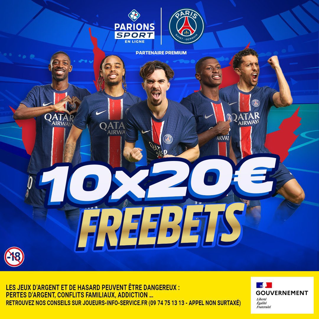 ParionsSport's tweet photo. 🔵🔴 Match aller entre le PSG et Brest. Les Parisiens vont-ils ouvrir le score ?

Pour jouer :
1️⃣ RT + Follow
2️⃣ Comment "Oui" ou "Non" + #PSGxParionsSport

🖊️ TAS le 12/02
📃 Règlement : https://t.co/9y6EjuC5NA https://t.co/EqaKmWzki6