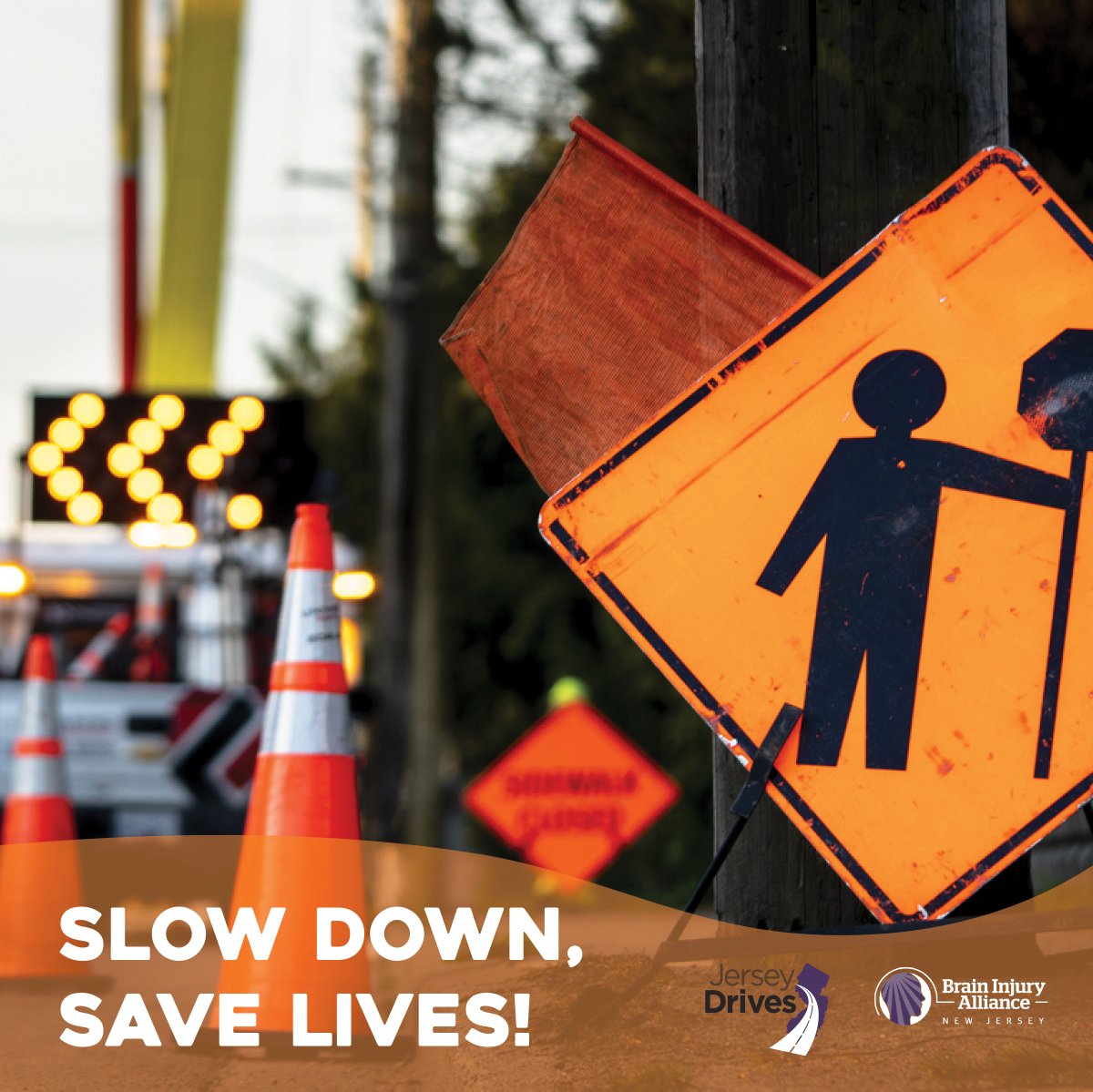 Work zone heroes deserve our caution. Keep your speed down and your focus up—every life matters! 🦺