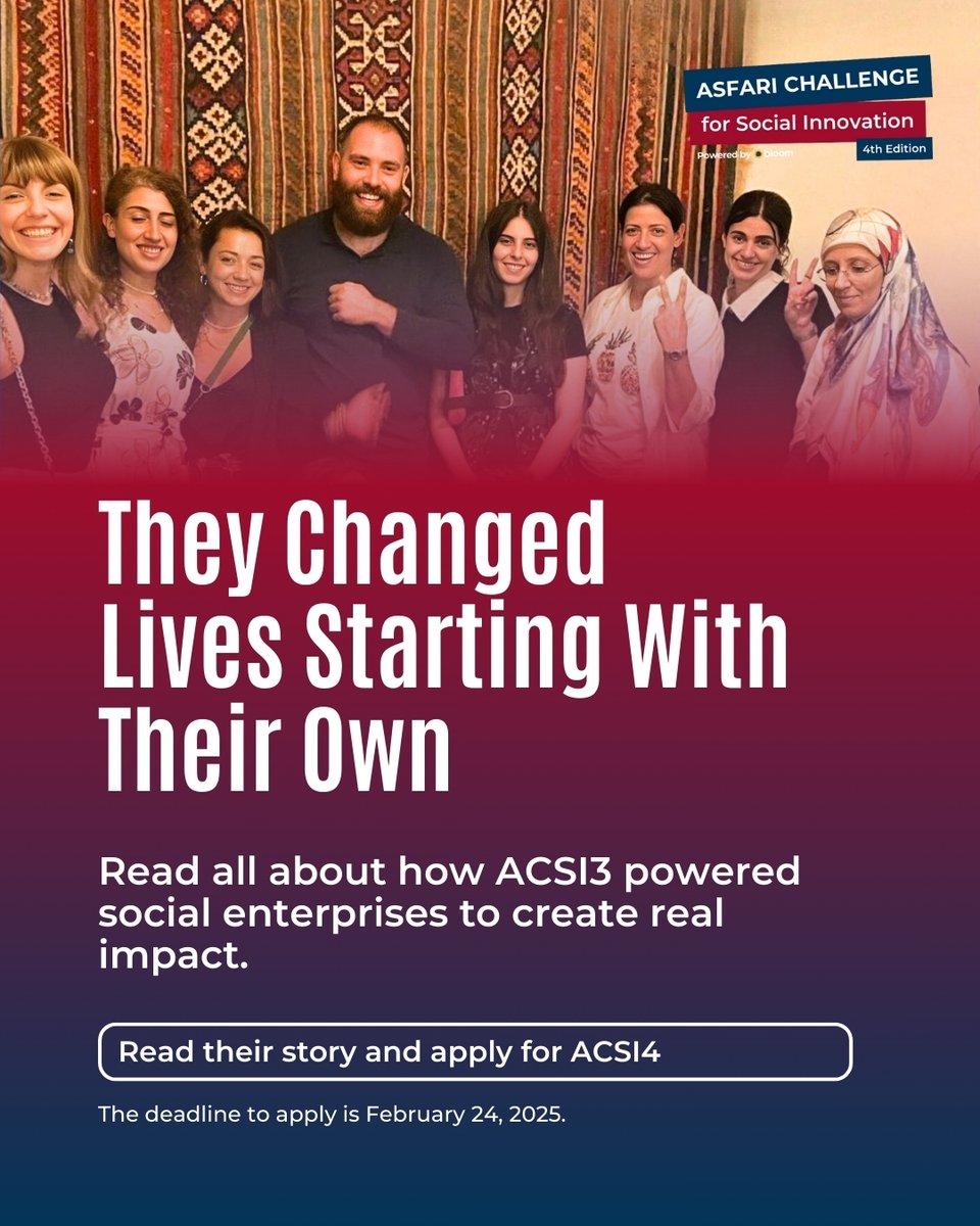 They had big ideas and even bigger hearts. With #ACSI3’s support, they turned dreams into real solutions touching lives across the MENA region.

Curious how these #socialenterprises made it happen? Check out their stories &amp; join #ACSI4 to start yours: bloom.pm/how-acsi3-empo…