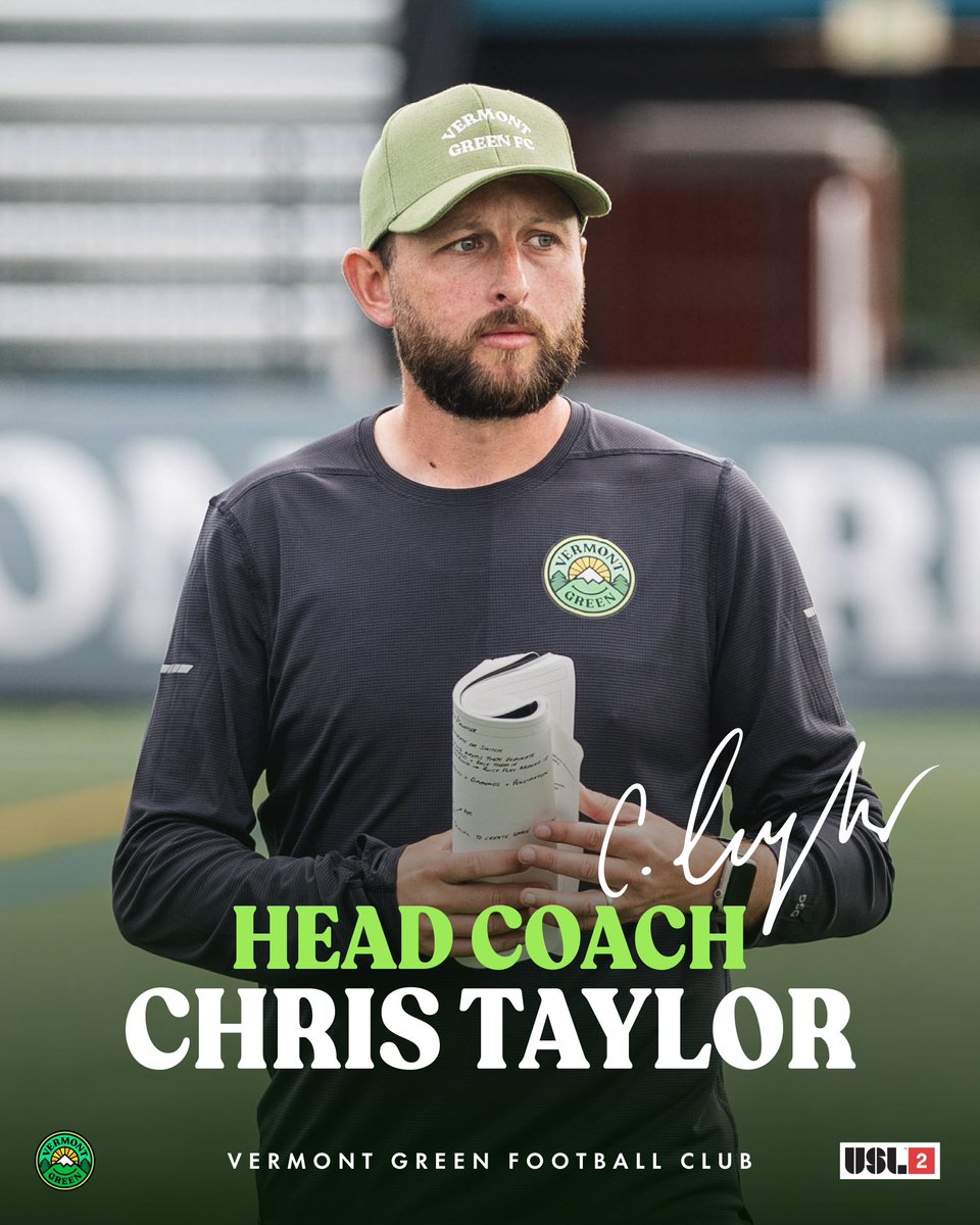 Chris Taylor has been promoted to Head Coach ahead of the 2025 USL League Two season. 

The Liverpool-native and current Head Coach of SUNY Plattsburgh Men’s Soccer program has served as Assistant Coach since 2022. 

Adam Pfeifer will continue his duties as Sporting Director.