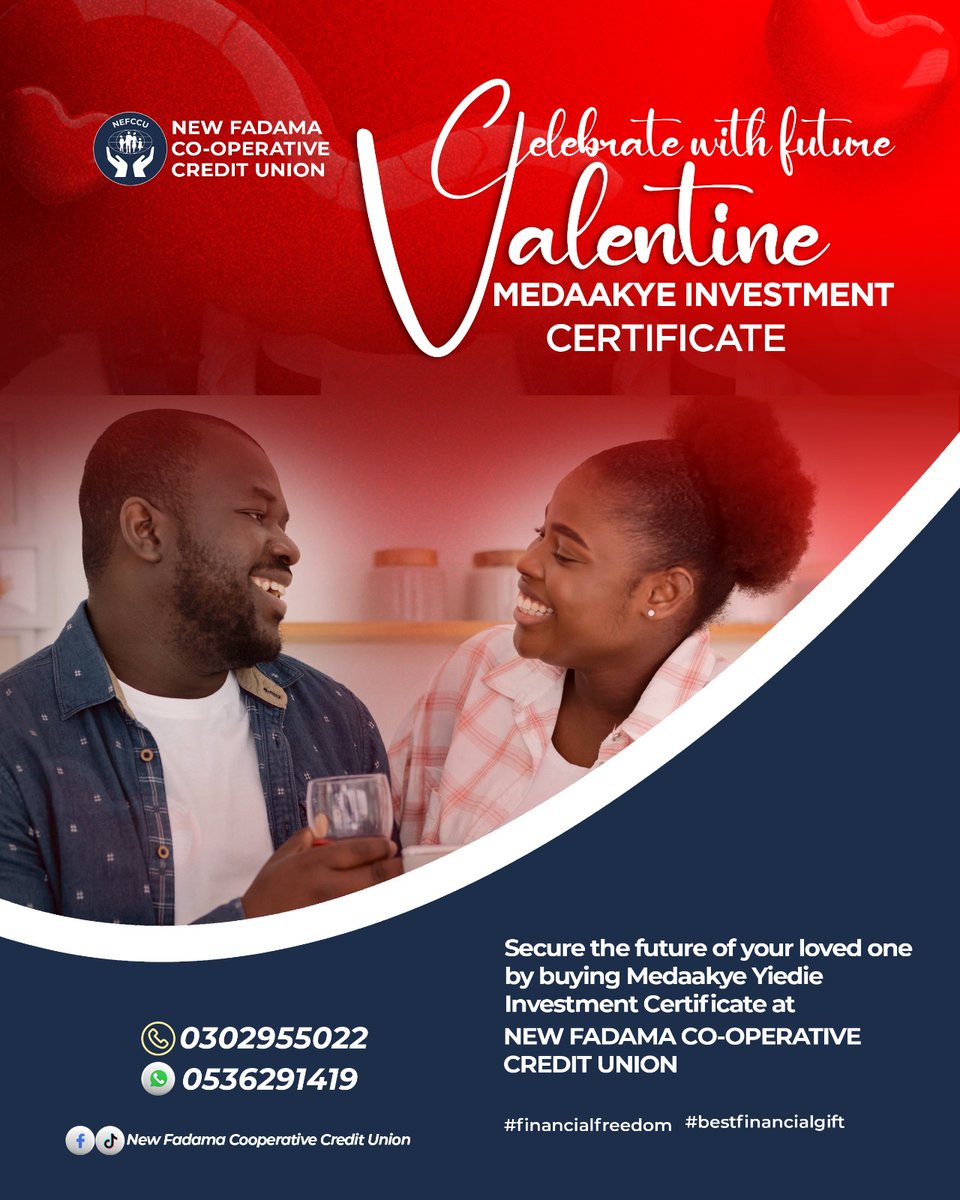 NEFCCU's tweet photo. @tv3_ghana Love That Grows Over Time 💜
Imagine this: In just 2 years, you could have a lump sum ready for your next big move, whether it's a dream home, business, or your child’s education. 💰

🎁 Today’s investment = Tomorrow’s financial freedom!
📞 Call/WhatsApp: 0302955022| 0536291419 https://t.co/dnlK07uBDj