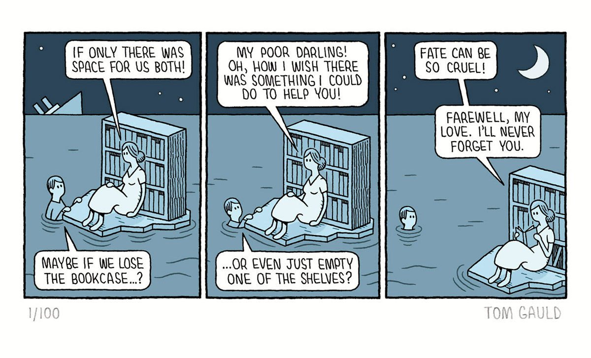 'Shipwreck' cartoon. Available now at tomgauld.com/shop