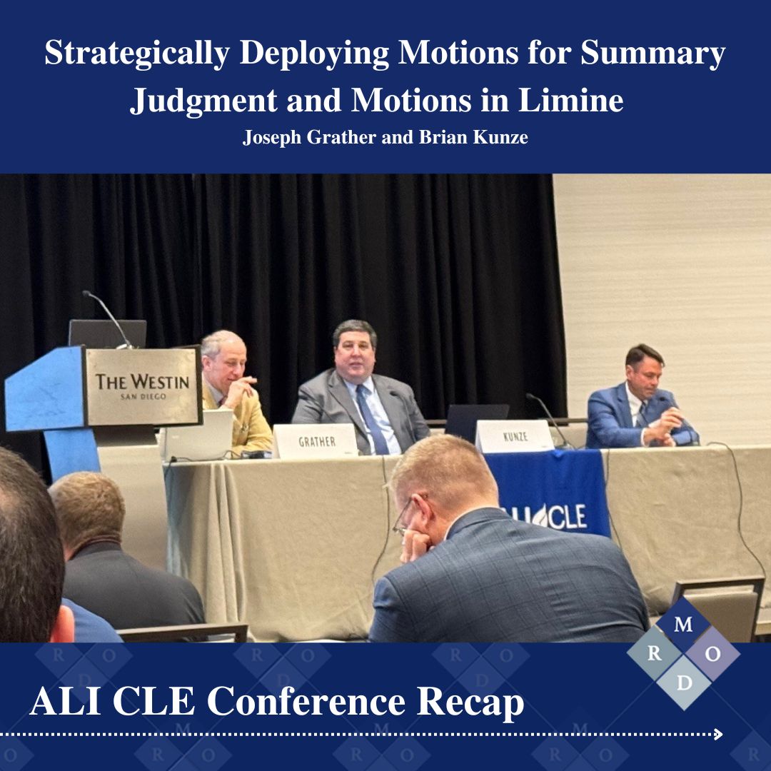 eminentdomainNJ's tweet photo. Anthony DellaPelle and Joseph Grather took the stage at the @ALI_CLE Eminent Domain & Land Valuation Litigation conference to share their expertise on the latest in eminent domain law. Proud to have MROD Law represented at this event! #EminentDomain #LandValuation #MRODLaw https://t.co/S2dEHXKnVX