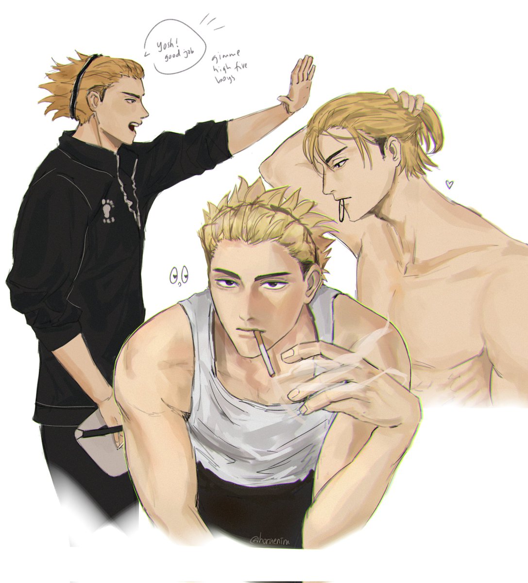 tosss 🖐🚬 #ハイキュー