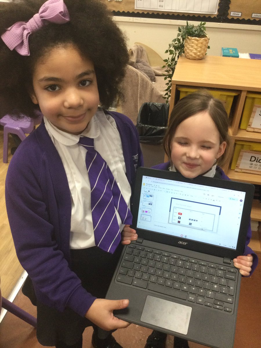 StGerardsWidnes's tweet photo. Y2 finished their βpresentation and typingβ unit today, collecting data and presenting it in a table of results! They have really impressed us with their progression in computing skills this term, well done Y2! #StGerardsComputing π₯β¨οΈπ» https://t.co/sxI17sIv3D