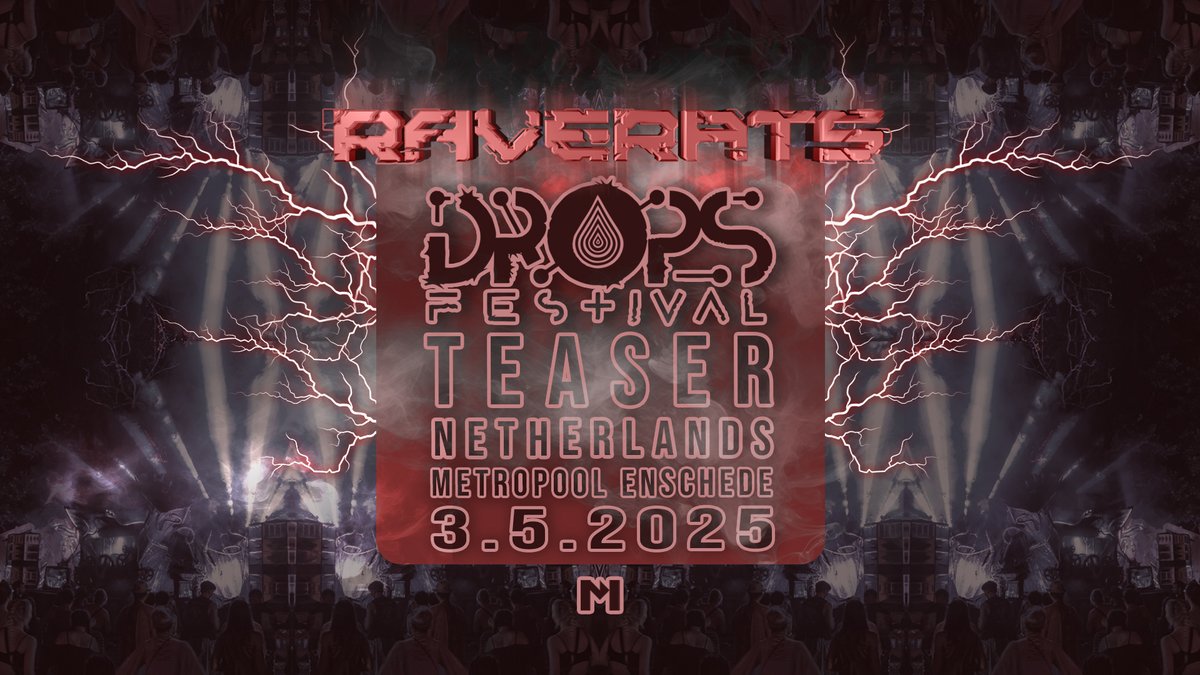 Na twee jaar van uitdagingen en groei, geeft Raverats op zaterdag 3 mei een voorproefje van wat komen gaat tijdens het Drops Festival. Verwacht een reis die begint met dark-prog, zich slingert door forestpsy en eindigt in darkpsy.
 
➡️ Info en tickets: metropool.nl/agenda/raverats