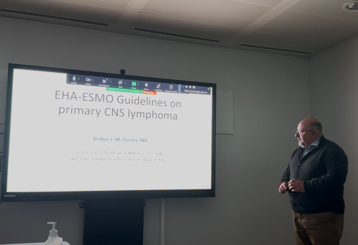 Annalisa Paviglianiti (@md_annalisapavi) on Twitter photo 💥Yesterday at <a href="/hematosantpau/">Hematología SantPau</a> we had the privilege of gaining deeper insights into Primary #CNS #Lymphoma #PCNSL through a session with Dr Andes Ferreri from <a href="/SanRaffaeleMI/">Ospedale San Raffaele</a> about #ESMO #EHA guidelines on #PCNSL 💥 💥Yesterday at <a href="/hematosantpau/">Hematología SantPau</a> we had the privilege of gaining deeper insights into Primary #CNS #Lymphoma #PCNSL through a session with Dr Andes Ferreri from <a href="/SanRaffaeleMI/">Ospedale San Raffaele</a> about #ESMO #EHA guidelines on #PCNSL 💥
