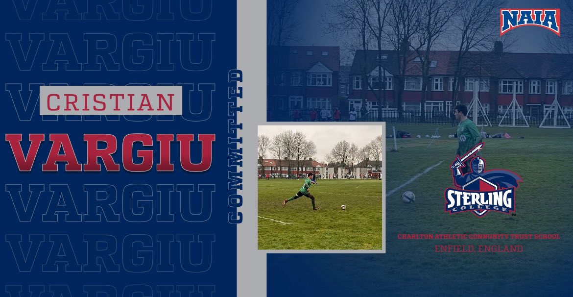 🚨Commitment🚨We are excited for Cristian to join our program next fall! Welcome to Sterling!!! #SwordsUp ⚔️⚽️