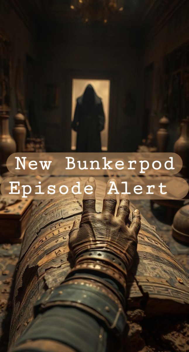 gravecritter's tweet photo. What happens when the dead refuse to rest? This week, we uncover the eerie tales of cursed mummies and the strange misfortunes they bring to those who cross their path. 

Listen here:
https://t.co/NQrRwPD1Oz https://t.co/SF4AxtUobV