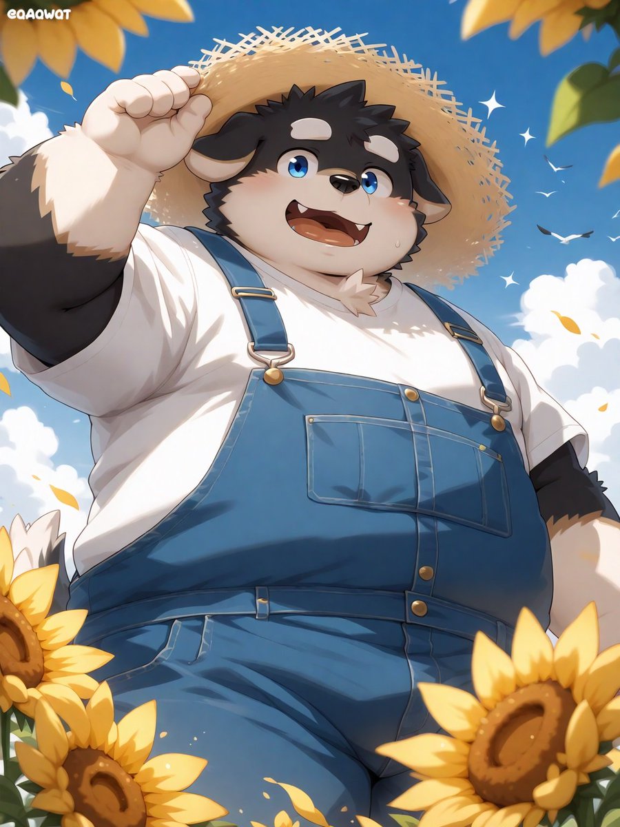 关于向日葵修勾的图片版本
图原作者为<a href="/qaqwqt/">空空</a>