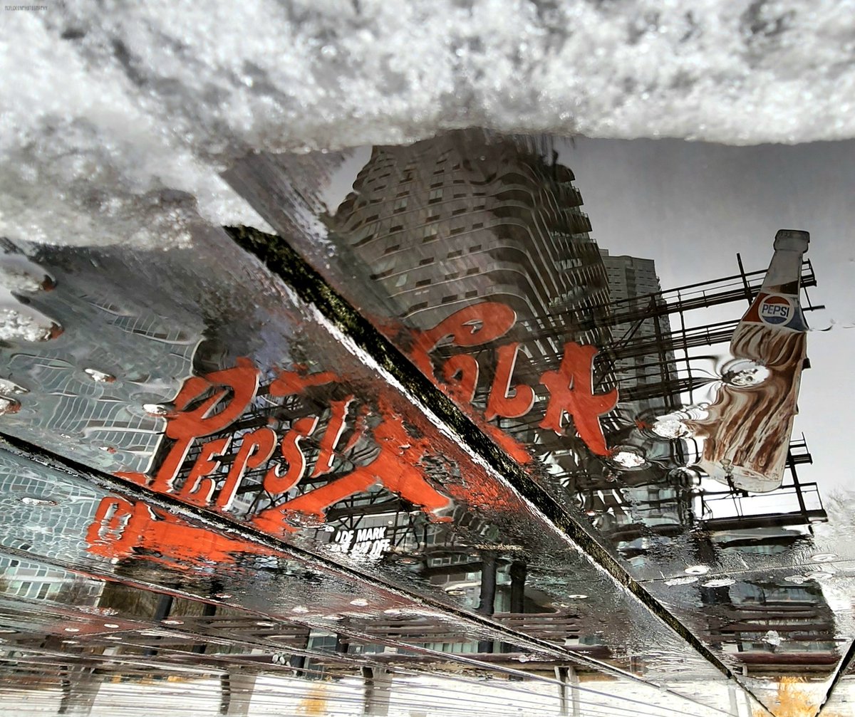 CahillRude's tweet image. &quot;Ice Cold Pepsi&quot;
#puddlereflection #PEPSI