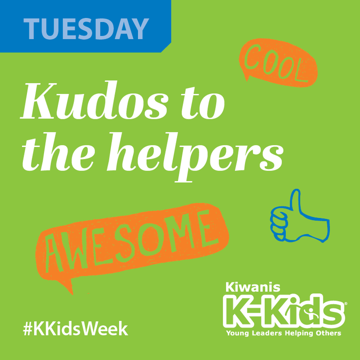 Personally thank all of the K-Kids supporters you know—teachers, principals, advisors, community leaders, Kiwanians, parents and others. Make thank you notes, cards, crafts or come up with your own ideas to recognize their contributions. 

Don't forget to tag us! #KKidsWeek