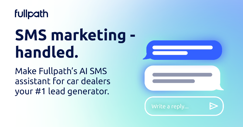 FullpathCDXP's tweet photo. Fullpath’s AI-powered SMS Assistant is designed to reply to all incoming replies, automatically identify shopper intent, and encourage lead submission. See it in action.