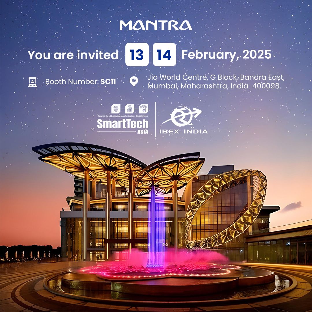 We're Exhibiting at IBEX India 2025!
Mantra Softech is participation in IBEX India 2025, India’s premier event for #banking technology, innovation, and security solutions!

📍 Venue: Mumbai
📅 Dates: 13 to 14th Feb 2025
📌 Booth No.: SC11

Join us for insightful conversations!