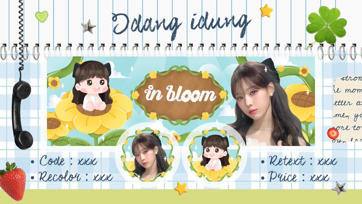 Haidwangg's tweet image. Repost will be very appreciated 🍀

Sore teman timun🥒 idang bawa anak baru untuk di ospek nih 🫡, jika ada kesamaan dengan ba lain bisa tegur idang lewat dm ato wa ya ☎️

oiya idang juga nyari 6 orang  kinci 🐇 yang mau bisa drop pict + color pallet yah 🎨

Thank you!

#zonauang