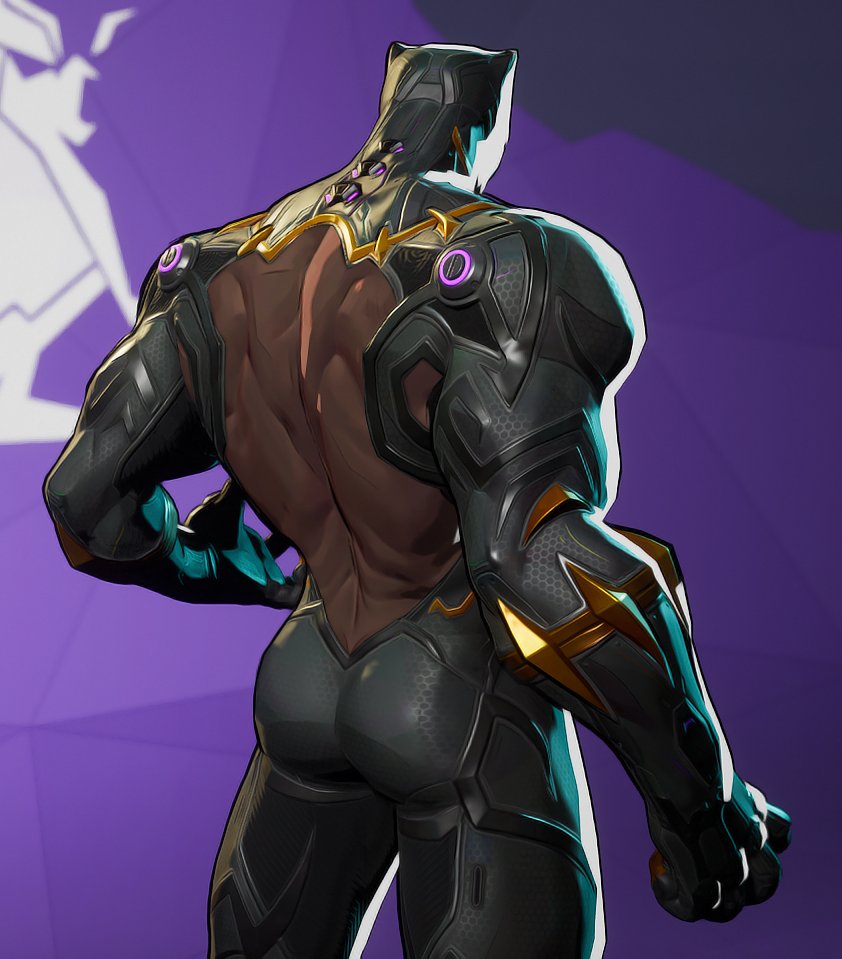Black Panther backless suit.