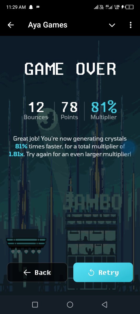 Playing Jambo Egg Bounce was a good experience <a href="/theayawallet/">Aya</a> and <a href="/JamboTechnology/">Jambo</a>