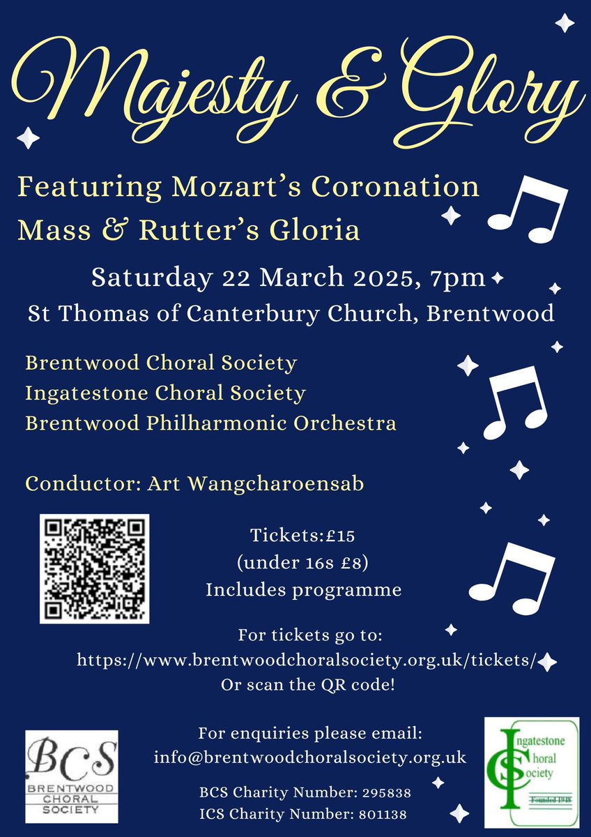 Love our posters for our concert on 22 March in Brentwood. Tickets available now <a href="/Brentwoodphil/">BPO</a> <a href="/ChoralBrentwood/">Brentwood Choral Soc</a> <a href="/BwdConnected/">Brentwood Connected</a> <a href="/awangcharoensab/">Art Wangcharoensab</a> <a href="/BrentwoodGazet1/">Brentwood Gazette Community</a>