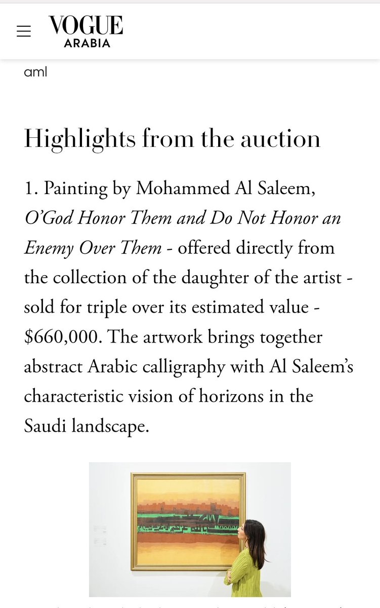 DIRIYAH, SAUDI ARABIA - FEBRUARY 01: Mohammed Al Saleem, O' God, Honor Them and Do Not Honor an Enemy Over Them. Sotheby's opens the doors to its exhibition in Diriyah, ahead of the first ever auction in Saudi Arabia.